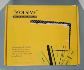 Volsive V025 Hand Sanding Block Set Of 7 With Psa Base For Auto Body Woodworking