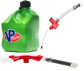 3562ca-33320-3058 Vp Racing Green 5.5 Gallon No Spill Motorsport Jug With Get Bent Easy Pour Kit