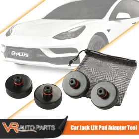 Zp-02tjp6101abk Vr Auto Parts 4 Fit For Tesla Model 3/y/s/x Rubber Car Jack Lift Point Pad Adapter Tool Stand