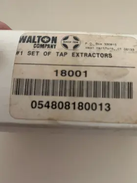 Wlt18001 Walton Tools 18001 Tap Extractor Set
