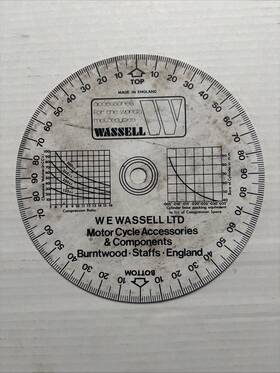 Wassell Tbs-29046 Engine Timing Disc Degree Wheel 29046 Motorcycle Accessories