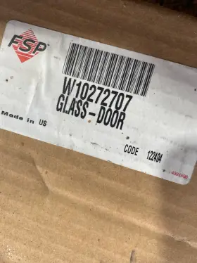 W10272707 Whirlpool Part Number Glass. Inner