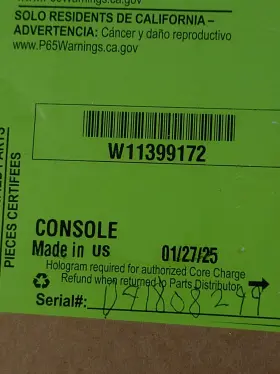 W11399172 Whirlpool / Oem/console Nib Fast Free Shipping