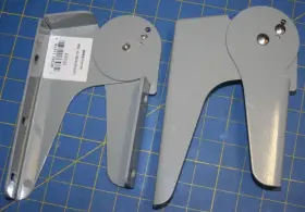 8wd143a Wise Seating Oem Grade No-pinch Seat Hinge - Silver Pair