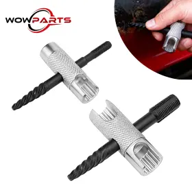 Wowpartspro 655887913662 2x Dual Head Grease Zerk Tool Assortment Install Remove Rethread Sae Npt Metric