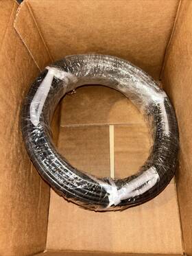 Wve Wr54bk-100 100ft Primary Wire Cable 10 Ga Black Thermoplastic Pvc Copper