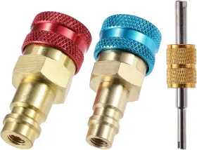 23072000 X Autohaux 1 Set Car Air Conditioning Charging Quick Coupler Adapter R1234yf