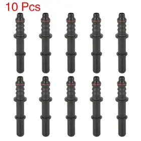 X Autohaux 752374091978 10pcs 7.89mm Id6 Fuel Line Hose Straight Quick Release Male Connector For Auto