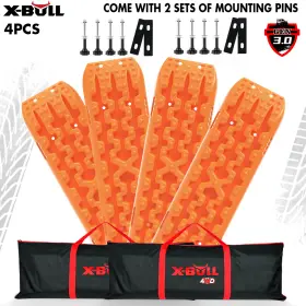 Useb-xbrt016-1 X-bull Traction Boards Recovery Tracks Sand Snow Mud 4wd 4pcs 2 Pair Blue