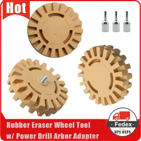 Ylt 602299581255 X3 Decal Remover Wheels Pinstripe Vinyl Sticker Adhesive Rubber Car Drill Eraser