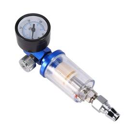 Yosoo 712190217792 Spray Gun Tyre Air Regulator Meter Oil Traps Water Filter Black