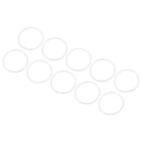 Zaplyte 743151880847 10 Pack Silicone O-rings Water Hose Rubber Sealing Gasket Ring White