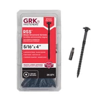 Grk Fasteners Rss 5/16 X 4 Inch, Black Multi-purpose Structural Screws, 25 New. Price: $22.06.