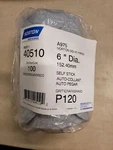 Norton 66261140510 Power Sanding Psa Discs Size P120-C Grit New. Price: $27.95.