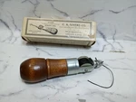 C.a. Myers Famous Lock Stitch Sewing Awl Kit Original Box Vtg Used. Price: $22.50.