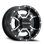 Raceline Wheels Mamba Utv 12X7 4X110 -47MM Satin Black/machined A7727011-25. Price: $70.95.