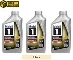 (3 Pack) Mobil Extended High Mileage Full Synthetic Motor Oil 5W-30,1 Quart New. Price: $26.99.