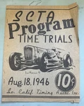 Rare August 1946 Scta El Mirage Time Trials Program Hot Rod Trog Flathead Banger New. Price: $199.99.
