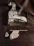 Refrigerator Upper And Lower Door Hinge Cover Set GNE25JYKHFFS Used. Price: $18.50.