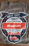 Snap On Tools Next Exit Tshirt Grey Lg Garage Auto Repair Service Distressed New. Price: $19.00.