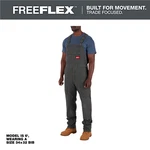 Milwaukee M850G-3830 Tool Freeflex Unlined Bib Overalls Gray Size New. Price: $125.50.