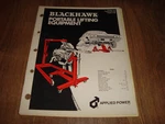 Blackhawk Portable Listing Equipment Catalog J-117 Weatherly 920 Brochure Acceptable. Price: $9.99.
