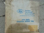 Vintage Nos New Old Stock 1976 Buick Kent-moore Essential Tools. Price: $19.95.