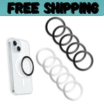 10 Pack Universal Metal Rings, Magnetic For Phone Cases & Wireless Charg... New. Price: $8.60.