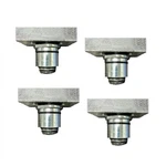 ATTD-ADPTKIT5 Atlas Equipment Set Of 4 Slotted Rubber Adjustable Adapters, 2" New. Price: $247.28.