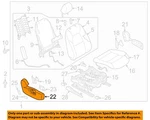 Mazda Oem 17-18 CX-5 Passenger Seat Components-lower Trim Right KD1A881GX02 New. Price: $55.65.