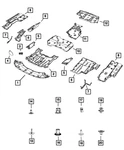 Genuine Mopar Clip / Spring Nut 6032031 Qty New. Price: $17.68.