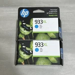 2-PACK Hp 933XL CN054AL Cyan Ink Cartridge Expires Oct 2024 New. Price: $20.00.