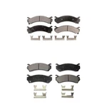 Quiet Low Dust Ceramic Brake Pads For Chevrolet Silverado 3500 Hd 2007-2010 OE3M New. Price: $69.66.