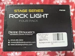 New Diode Dynamics DD7771 Rgbw Rock Light Add-on Kit 4-PACK Pods Only. Price: $195.00.