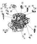 Genuine Mopar Hex Head Screw And Washer 6507293AA New. Price: $17.35.