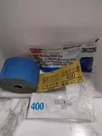 3M 36226 321U Series 400 Grit 2.75 X 45 Yd Blue Abrasive Sheet Roll 135FT Sti New. Price: $55.95.