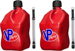 Vp Racing 5.5 Gal Motorsport Square Utility Jug Red Deluxe Filler Hoses 2PACK New. Price: $86.30.