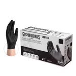 Ammex Corporation Gloveworks Black Nitrile Pf Exam Xl Gloves New. Price: $32.11.
