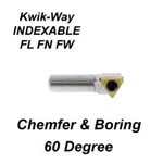 Kwik Way Fl Fn Ft Fw Fr Boring Bar Inexable Bit Chamfer & New. Price: $73.59.