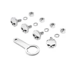 Harley-davidson Skull Willie Licence Plate Hardware Softail Touring New. Price: $48.99.