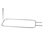 Zenna Home Rustproof Round Shower Curtain Rod For 60"L X 28"W, Chrome New. Price: $113.78.