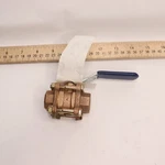 Nibco Full Port Ball Valve Bronze 1/2" Threaded T-595-Y-66 New. Price: $85.48.