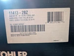 Kohler Double Towel Bar Bancroft Modern 24 In Oil Rubbed Bronzwall 11413-2BZ Open. Price: $186.99.