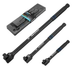Duratech 3PCS 6" 10 15" Breaker Bar Set 1/4" 3/8" 1/2" Drive 180 Rotatable Head New. Price: $29.99.