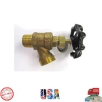 Brass T-521 Boiler Valve, 1/2 Inch Globe For Efficient Drainage New. Price: $40.84.