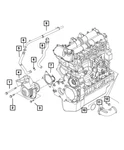 Genuine Mopar Bolt And Washer 68345950AA New. Price: $22.29.