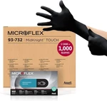 Microflex 93-732-L Midknight Touch Large Black Nitrile Case 1000 Gloves New. Price: $136.47.