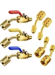 Mudder 7 Pieces Air Conditioning Refrigerant Angled Compact Ball Valve 1/4... New. Price: $20.00.