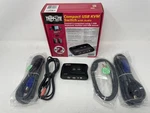 Tripp-lite Compact Usb Kvm Switch 2PORT With Audio (open Box). Price: $25.00.
