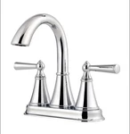 Pfister Saxton 2-HANDLE 4 Centerset Bathroom Faucet Polished Chrome New. Price: $105.00.